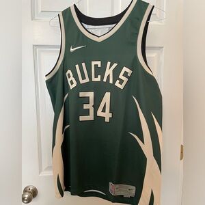 Giannis Antetokounmpo Milwaukee Bucks Swingman jersey Nike